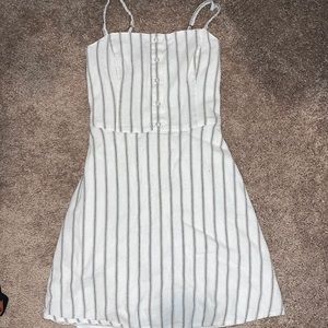 Mini pin stripe dress